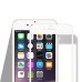 Colored 0.26mm 2.5d 9h Ultra-Thin Tempered Glass Screen Protector For iPhone 6 Plus - White