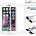 Colored 0.26mm 2.5d 9h Ultra-Thin Tempered Glass Screen Protector For iPhone 6 Plus - White