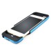 Colorful 3500 mAh Detachable Back Case with Built-in Battery Designed for iPhone 6 4.7 inch - Black/Blue