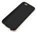 Colorful 3500 mAh Detachable Back Case with Built-in Battery Designed for iPhone 6 4.7 inch - Black/Gold