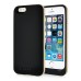 Colorful 3500 mAh Detachable Back Case with Built-in Battery Designed for iPhone 6 4.7 inch - Black/Gold