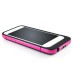 Colorful 3500 mAh Detachable Back Case with Built-in Battery Designed for iPhone 6 4.7 inch - Black/Magenta