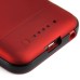 Colorful 3500 mAh Detachable Back Case with Built-in Battery Designed for iPhone 6 4.7 inch - Black/Red