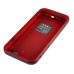 Colorful 3500 mAh Detachable Back Case with Built-in Battery Designed for iPhone 6 4.7 inch - Black/Red