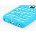 Colorful 5 X 7 Holes Design Fun TPU Case Cover With  For Apple iPhone 5C