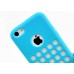 Colorful 5 X 7 Holes Design Fun TPU Case Cover With  For Apple iPhone 5C