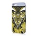 Colorful Artistic Luminous Hard Plastic Animals Grumpy Owl Back Cover Case For iPhone 5 / 5s