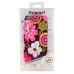 Colorful Artistic Luminous Hard Plastic Retro Flowers In Black Background Back Cover Case For iPhone 5 / 5s