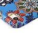 Colorful Artistic Luminous Hard Plastic Retro Flowers In Blue Background Back Cover Case For iPhone 5 / 5s