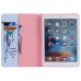 Colorful Blue Feather Swallows Wallet Card Slot Stand Leather Smart Case for iPad Pro 9.7 inch