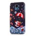 Colorful Christmas Pattern PC Hard Back Case For Samsung Galaxy S5 G900 - Santa And Parachute