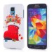 Colorful Christmas Pattern PC Hard Back Case For Samsung Galaxy S5 G900 - Santa Boot