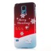 Colorful Christmas Pattern PC Hard Back Case For Samsung Galaxy S5 G900 - Santa Ride