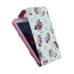 Colorful Drawing Magnetic Vertical Leather Case with Card Slot for Samsung Galaxy Note 4 - CK Flowers