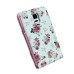 Colorful Drawing Magnetic Vertical Leather Case with Card Slot for Samsung Galaxy Note 4 - CK Flowers