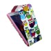 Colorful Drawing Magnetic Vertical Leather Case with Card Slot for Samsung Galaxy Note 4 - Colorful Owls