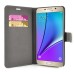 Colorful Elizabeth Tower Pattern Magnetic Stand Leather Case With Card Slots For Samsung Galaxy Note 5