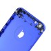 Colorful Metal Rear Housing Cover for iPhone 6 4.7 inch - Dark Blue