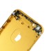 Colorful Metal Rear Housing Cover for iPhone 6 4.7 inch - Gold