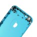 Colorful Metal Rear Housing Cover for iPhone 6 4.7 inch - Light Blue