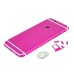 Colorful Metal Rear Housing Cover for iPhone 6 4.7 inch - Magenta