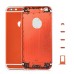 Colorful Metal Rear Housing Cover for iPhone 6 4.7 inch - Orange