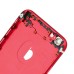 Colorful Metal Rear Housing Cover for iPhone 6 4.7 inch - Red