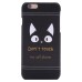 Colorful Painted Hard Back PC Shell Case Cover for iPhone 6 / 6s - Cat Don't touch my cell phone