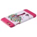 Colorful Painted Hard Back PC Shell Case Cover for iPhone 6 / 6s - Colorized Tree And Cat