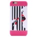 Colorful Painted Hard Back PC Shell Case Cover for iPhone 6 / 6s - Sexy Mouth