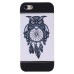 Colorful Painted Hard Back PC Shell Case Cover for iPhone SE/5s - Owl Dreamcatcher