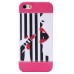 Colorful Painted Hard Back PC Shell Case Cover for iPhone SE/5s - Sexy Mouth