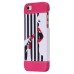 Colorful Painted Hard Back PC Shell Case Cover for iPhone SE/5s - Sexy Mouth