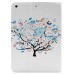 Colorful Picture Printed Blooming Tree Wallet Card Slot Stand Leather Smart Case For iPad Air (iPad 5)