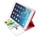 Colorful Picture Printed Blooming Tree Wallet Card Slot Stand Leather Smart Case For iPad Mini 1 / 2 / 3