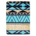 Colorful Picture Printed Blue Yellow Tribe Wallet Card Slot Stand Leather Smart Case For iPad Air 2 (iPad 6)