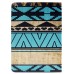 Colorful Picture Printed Blue Yellow Tribe Wallet Card Slot Stand Leather Smart Case For iPad Air (iPad 5)