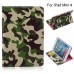 Colorful Picture Printed Camouflage Wallet Card Slot Stand Leather Smart Case For iPad Mini 4