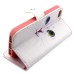 Colorful Picture Printed Cat Face Wallet Card Slot Stand Leather Case For iPhone 5 / 5s