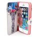 Colorful Picture Printed Elegant Giraffe Wallet Card Slot Stand Leather Case For iPhone 5 / 5s