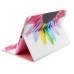 Colorful Picture Printed Flower Wallet Card Slot Stand Leather Smart Case For iPad Mini 1 / 2 / 3