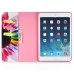 Colorful Picture Printed Flower Wallet Card Slot Stand Leather Smart Case For iPad Mini 1 / 2 / 3