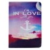Colorful Picture Printed I Am In Love With You Wallet Card Slot Stand Leather Smart Case For iPad Air 2 (iPad 6)