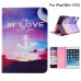 Colorful Picture Printed I Am In Love With You Wallet Card Slot Stand Leather Smart Case For iPad Mini 1 / 2 / 3