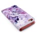 Colorful Picture Printed Life Is Beautiful Wallet Card Slot Stand Leather Case For iPhone 5 / 5s