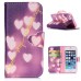 Colorful Picture Printed Make A Wish Wallet Card Slot Stand Leather Case For iPhone 5 / 5s