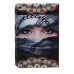 Colorful Picture Printed Mysterious Lady Wallet Card Slot Stand Leather Smart Case For iPad Mini 4