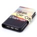 Colorful Picture Printed Never Stop Dreaming Wallet Card Slot Stand Leather Case For iPhone 5 / 5s