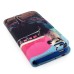 Colorful Picture Printed Sheep Wallet Card Slot Stand Leather Case For iPhone 5 / 5s