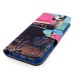 Colorful Picture Printed Sheep Wallet Card Slot Stand Leather Case For iPhone 5 / 5s